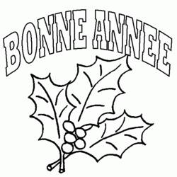 Dessin à colorier: Bonne Année (Fêtes et Célébrations) #60822 - Coloriages à Imprimer Gratuits