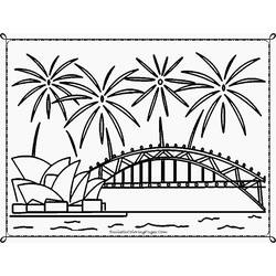 Dessin à colorier: Bonne Année (Fêtes et Célébrations) #60827 - Coloriages à Imprimer Gratuits