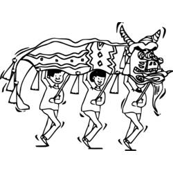 Dessin à colorier: Bonne Année (Fêtes et Célébrations) #60835 - Coloriages à Imprimer Gratuits