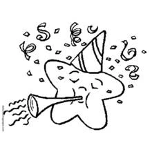 Dessin à colorier: Bonne Année (Fêtes et Célébrations) #60836 - Coloriages à Imprimer Gratuits