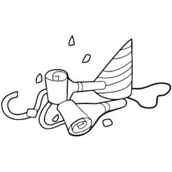 Dessin à colorier: Bonne Année (Fêtes et Célébrations) #60870 - Coloriages à Imprimer Gratuits