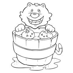 Dessins à colorier: Chat Halloween - Coloriages à Imprimer Gratuits