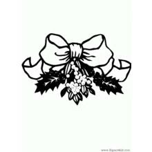 Dessin à colorier: Couronne de Noël (Fêtes et Célébrations) #169353 - Coloriages à Imprimer Gratuits