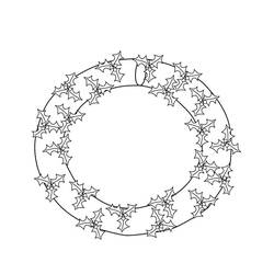 Coloriage Couronne de Noël (Fêtes et Célébrations) #204322 à imprimer et colorier