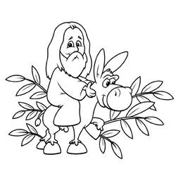 Dessin à colorier: Dimanche des Rameaux (Fêtes et Célébrations) #210838 - Coloriages à Imprimer Gratuits