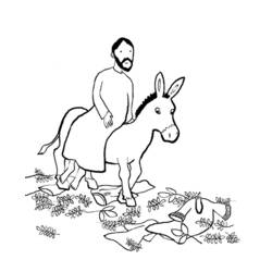 Dessin à colorier: Dimanche des Rameaux (Fêtes et Célébrations) #60305 - Coloriages à Imprimer Gratuits