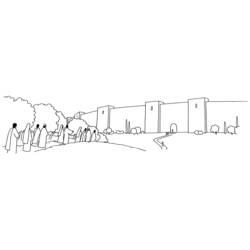 Dessin à colorier: Dimanche des Rameaux (Fêtes et Célébrations) #60318 - Coloriages à Imprimer Gratuits