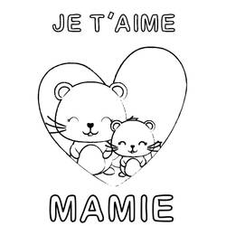 Dessin à colorier: Fete des Grand Mere (Fêtes et Célébrations) #194026 - Coloriages à Imprimer Gratuits