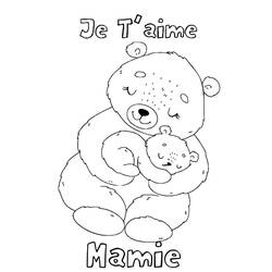 Dessin à colorier: Fete des Grand Mere (Fêtes et Célébrations) #194033 - Coloriages à Imprimer Gratuits