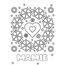 Dessin à colorier: Fete des Grand Mere (Fêtes et Célébrations) #194036 - Coloriages à Imprimer Gratuits