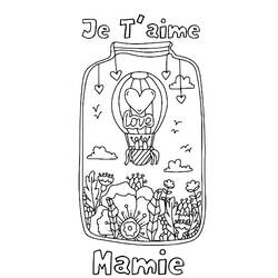 Dessin à colorier: Fete des Grand Mere (Fêtes et Célébrations) #194048 - Coloriages à Imprimer Gratuits