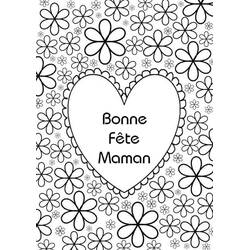 Coloriage gratuit Fête des Mères (Fêtes et Célébrations) #174491 à colorier aux crayons
