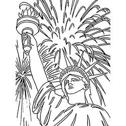 Dessin à colorier: Feux d’artifice (Fêtes et Célébrations) #209212 - Coloriages à Imprimer Gratuits
