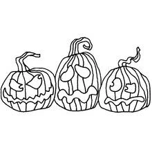 Dessin à colorier Halloween (Fêtes et Célébrations) #55436, gratuit à imprimer