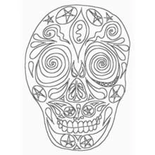 Joli coloriage Jour des Morts (Fêtes et Célébrations) #60156, prêt à imprimer