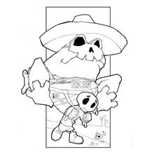 Page de coloriage Jour des Morts (Fêtes et Célébrations) #60175, gratuite à imprimer