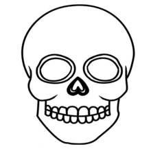 Dessins à colorier: Jour des Morts - Coloriages à Imprimer Gratuits