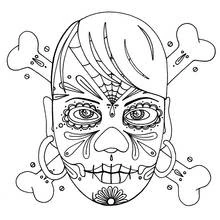 Coloriage Jour des Morts (Fêtes et Célébrations) #60232 à imprimer et colorier