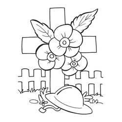 Dessins à colorier: Jour du Souvenir - Coloriages à Imprimer Gratuits