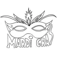 Dessins à colorier: Mardi Gras - Coloriages à Imprimer Gratuits