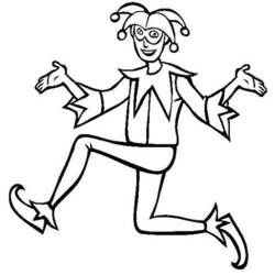 Dessin à colorier: Mardi Gras (Fêtes et Célébrations) #60704 - Coloriages à Imprimer Gratuits