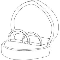 Coloriage Mariage (Fêtes et Célébrations) #201857 à imprimer et colorier