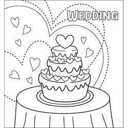 Coloriage Mariage (Fêtes et Célébrations) #201862 à imprimer et colorier