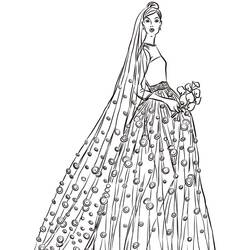 Coloriage Mariage (Fêtes et Célébrations) #201890 à imprimer et colorier