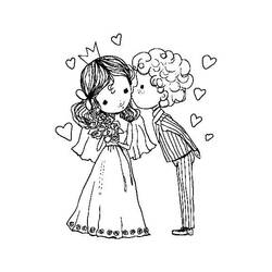 Coloriage Mariage (Fêtes et Célébrations) #201899 à imprimer et colorier