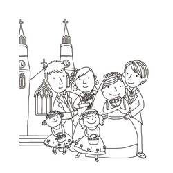 Coloriage Mariage (Fêtes et Célébrations) #201901 à imprimer et colorier