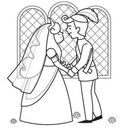 Coloriage Mariage (Fêtes et Célébrations) #201907 à imprimer et colorier