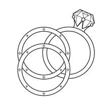 Coloriage Mariage (Fêtes et Célébrations) #56026 à imprimer et colorier