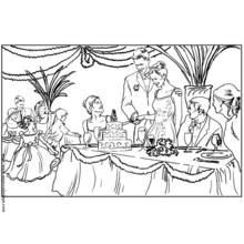 Dessin à colorier: Mariage (Fêtes et Célébrations) #56111 - Coloriages à Imprimer Gratuits