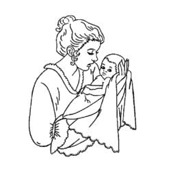 Coloriage Naissance (Fêtes et Célébrations) #55574 à imprimer et colorier