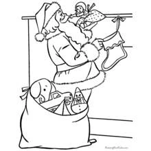 Coloriage Noël (Fêtes et Célébrations) #55033 à imprimer et colorier