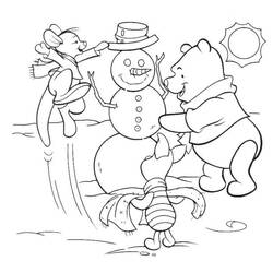 Coloriage Noël Disney (Fêtes et Célébrations) #204995 à imprimer et colorier