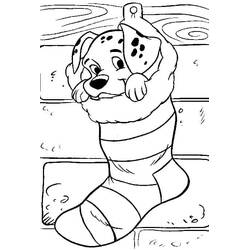 Coloriage Noël Disney (Fêtes et Célébrations) #205007 à imprimer et colorier