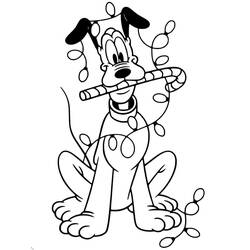 Dessin à colorier: Noël Disney (Fêtes et Célébrations) #205010 - Coloriages à Imprimer Gratuits