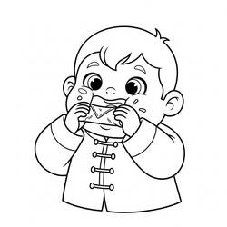 Coloriage Nouvel An Chinois (Fêtes et Célébrations) #221748 à imprimer et colorier