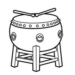 Coloriage Nouvel An Chinois (Fêtes et Célébrations) #221758 à imprimer et colorier