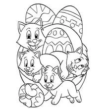 Coloriage Pâques (Fêtes et Célébrations) #54381 à imprimer et colorier