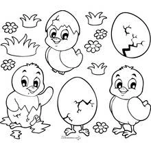 Coloriage Pâques (Fêtes et Célébrations) #54441 à imprimer et colorier