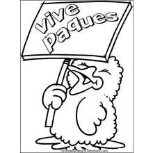 Coloriage Pâques (Fêtes et Célébrations) #54445 à imprimer et colorier