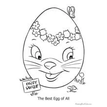 Coloriage Pâques (Fêtes et Célébrations) #54539 à imprimer et colorier