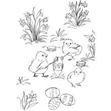 Coloriage Pâques (Fêtes et Célébrations) #54606 à imprimer et colorier