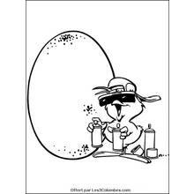 Coloriage Pâques (Fêtes et Célébrations) #54625 à imprimer et colorier