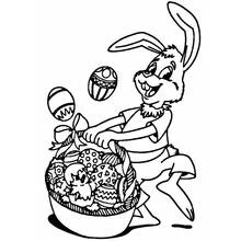 Coloriage Pâques (Fêtes et Célébrations) #54722 à imprimer et colorier