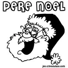 Coloriage Père Noël (Fêtes et Célébrations) #104845 à imprimer et colorier