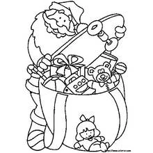 Coloriage Père Noël (Fêtes et Célébrations) #104855 à imprimer et colorier