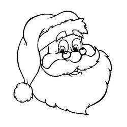 Coloriage Père Noël (Fêtes et Célébrations) #174592 à imprimer et colorier